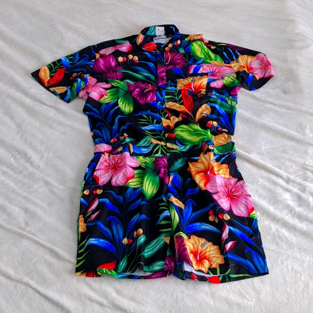 RomperJack Midnight Luau Romper